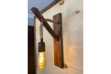 All Design Vägglampa - Valnöt - Belysning - Lampor & belysning inomhus - Vägglampa
