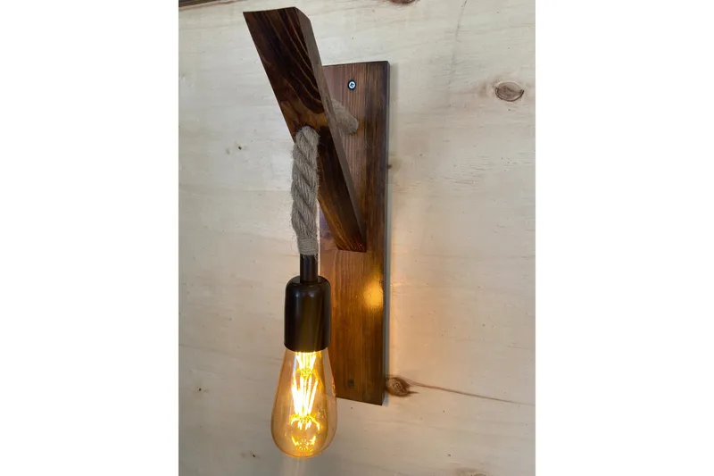 All Design Vägglampa - Valnöt - Belysning - Lampor & belysning inomhus - Vägglampa