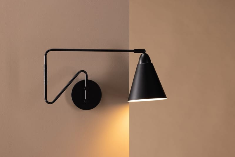 Amicola Vägglampa 24 cm - Svart - Belysning - Lampor & belysning inomhus - Vägglampa