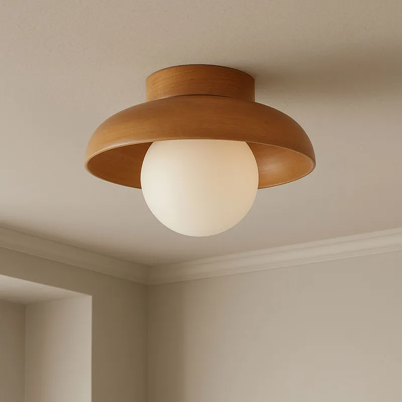 Beylin Vägglampa 24 cm Rund - Ek Vit - Belysning - Lampor & belysning inomhus - Vägglampa