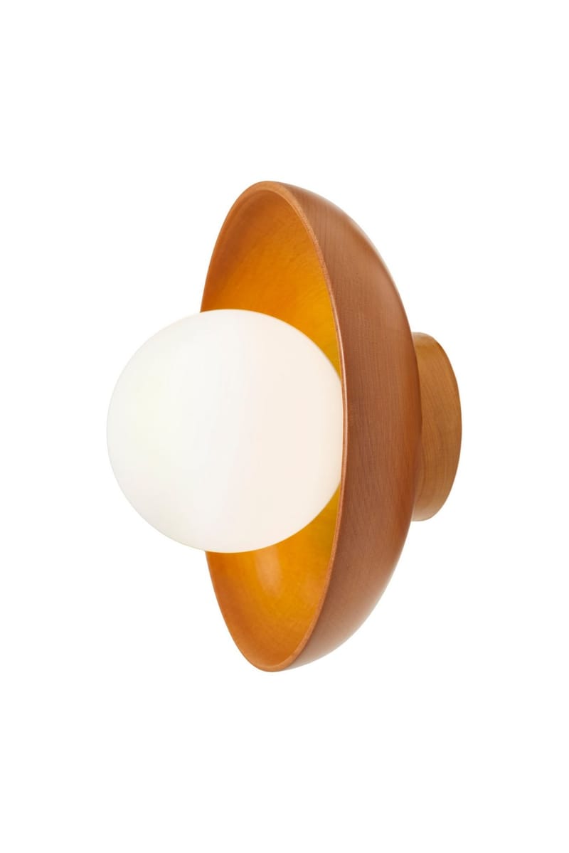 Beylin Vägglampa 24 cm Rund - Ek Vit - Belysning - Lampor & belysning inomhus - Vägglampa