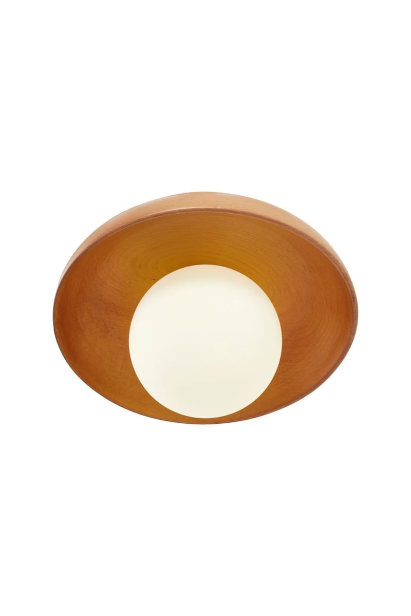 Beylin Vägglampa 24 cm Rund - Ek Vit - Belysning - Lampor & belysning inomhus - Vägglampa