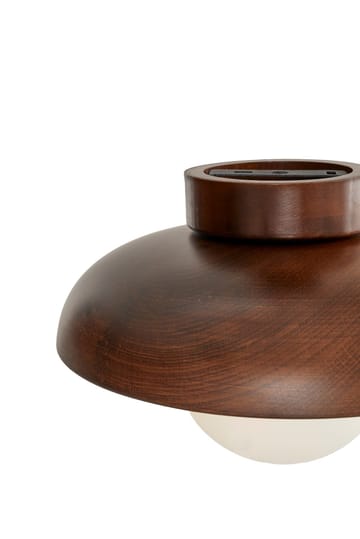 Beylin Vägglampa 24 cm Rund - Valnöt Vit - Belysning - Lampor & belysning inomhus - Vägglampa