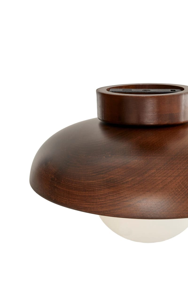 Beylin Vägglampa 24 cm Rund - Valnöt Vit - Belysning - Lampor & belysning inomhus - Vägglampa