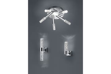 Bolsa H2O LED vägglampa 2L krom/ bubbelglas - Vit - Belysning - Lampor & belysning inomhus - Vägglampa