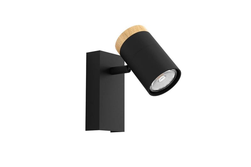 Vägglampa Eglo Cartagena Svart/Trä - Belysning - Lampor & belysning inomhus - Vägglampa