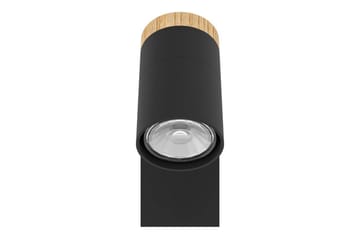 Vägglampa Eglo Cartagena Svart/Trä - Belysning - Lampor & belysning inomhus - Vägglampa