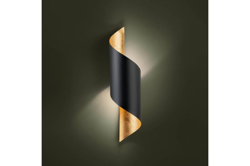 Vägglampa Eglo Jabaloyas Svart/Guld - Belysning - Lampor & belysning inomhus - Vägglampa