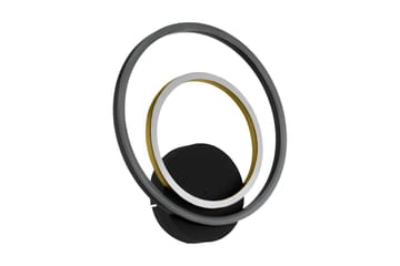 Vägglampa Eglo Lanacera Svart/Guld - Belysning - Lampor & belysning inomhus - Vägglampa