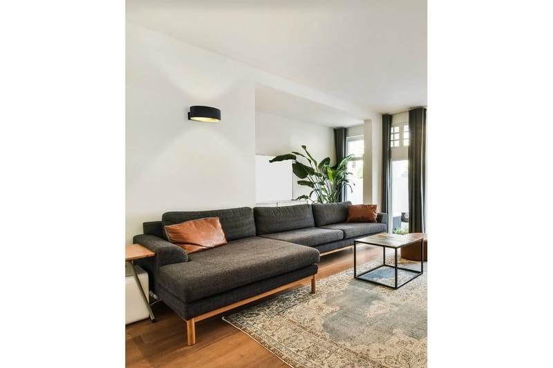 Vägglampa Eglo Maccacari Svart/Guld - Svart/Guld - Belysning - Lampor & belysning inomhus - Vägglampa