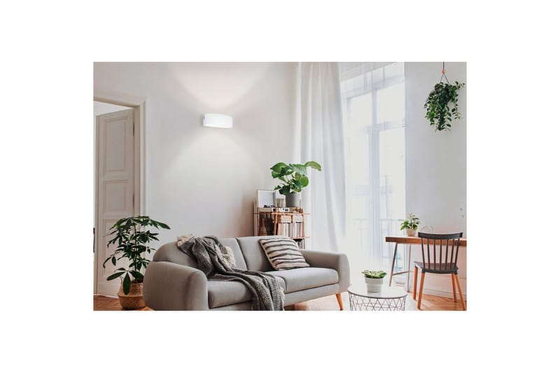 Vägglampa Eglo Maccacari Vit - Vit - Belysning - Lampor & belysning inomhus - Vägglampa