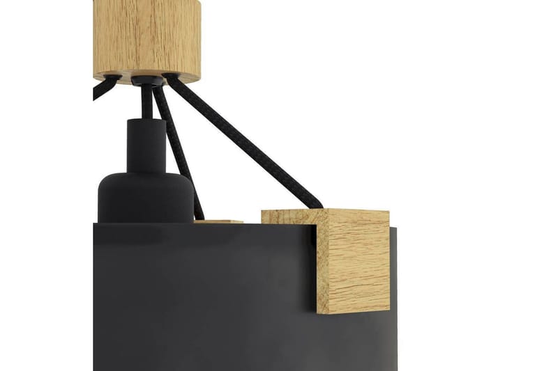Vägglampa Eglo Potosi Svart/Trä - Belysning - Lampor & belysning inomhus - Vägglampa
