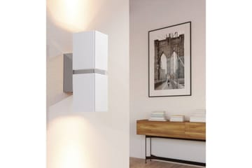 Vägglampa Eglo Passa Krom, Vit - Vit - Belysning - Lampor & belysning inomhus - Vägglampa