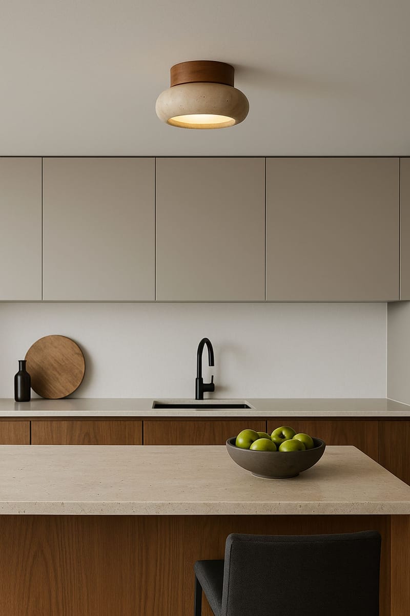 Eryvin Vägglampa 15 cm Rund - Ek Beige - Belysning - Lampor & belysning inomhus - Vägglampa