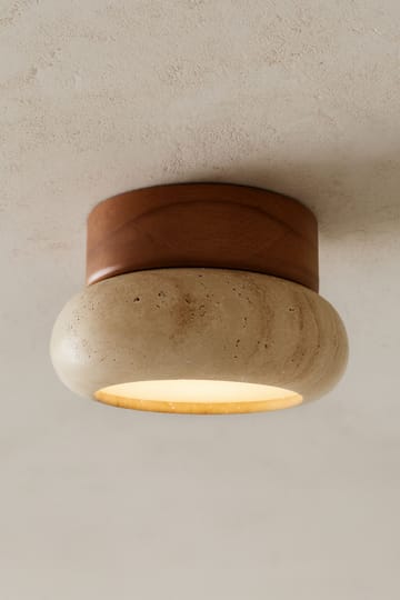 Eryvin Vägglampa 15 cm Rund - Ek Beige - Belysning - Lampor & belysning inomhus - Vägglampa