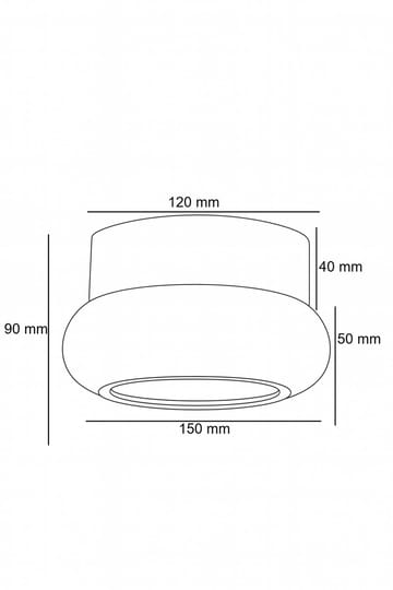 Eryvin Vägglampa 15 cm Rund - Valnöt Beige - Belysning - Lampor & belysning inomhus - Vägglampa