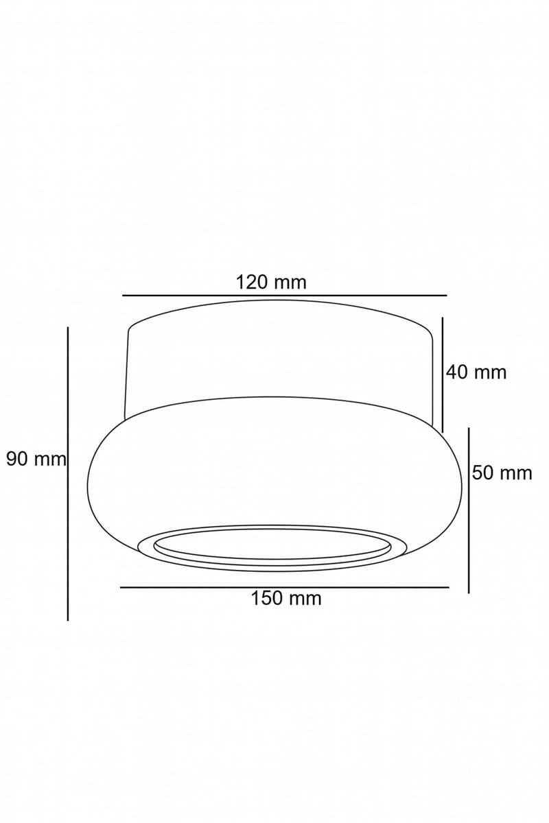 Eryvin Vägglampa 15 cm Rund - Valnöt Beige - Belysning - Lampor & belysning inomhus - Vägglampa