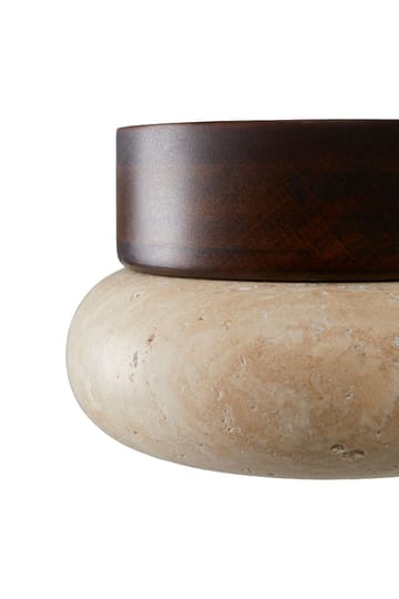 Eryvin Vägglampa 15 cm Rund - Valnöt Beige - Belysning - Lampor & belysning inomhus - Vägglampa