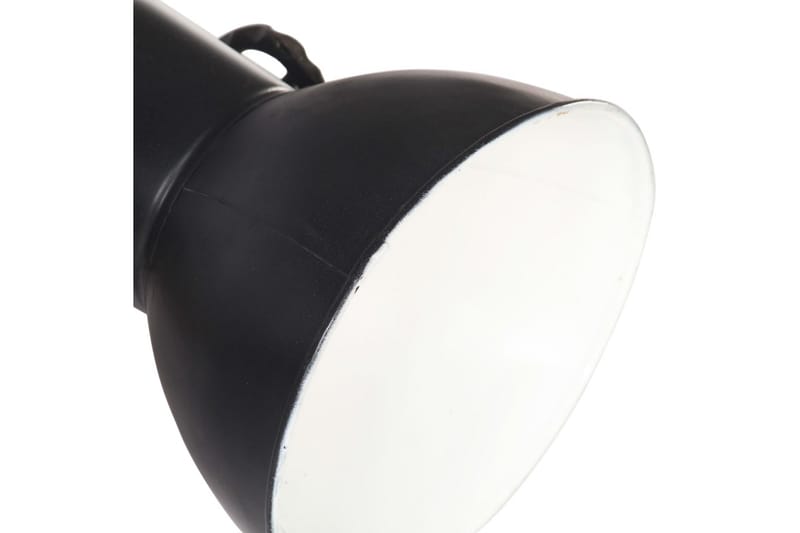 Industriell vägglampa svart 90x25 cm E27 - Svart - Sänglampa vägg - Väggarmatur - Vägglampa