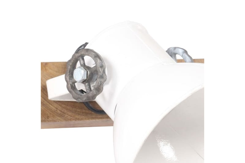 Industriell vägglampa vit 90x25 cm E27 - Vit - Sänglampa vägg - Väggarmatur - Vägglampa