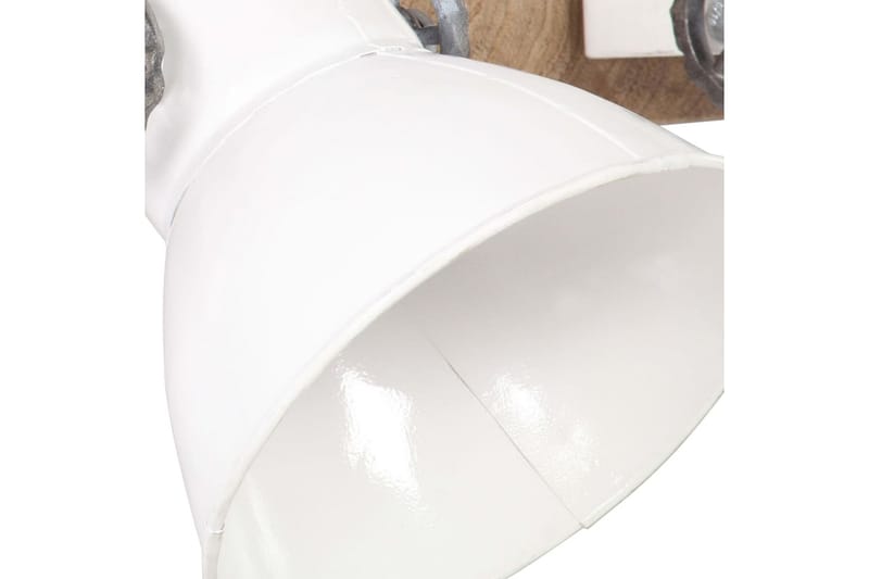 Industriell vägglampa vit 90x25 cm E27 - Vit - Sänglampa vägg - Väggarmatur - Vägglampa