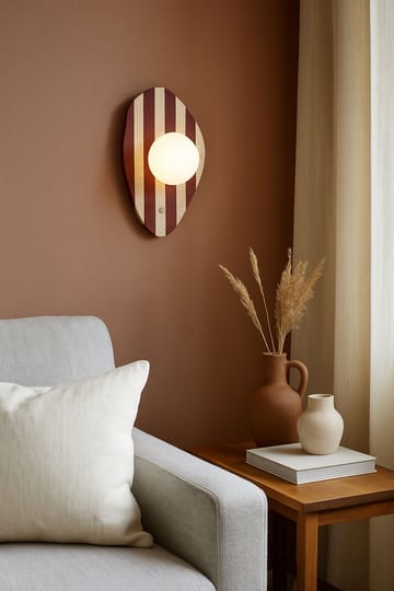 Javoren Vägglampa 10 cm - Beige, Vit, Röd - Belysning - Lampor & belysning inomhus - Vägglampa