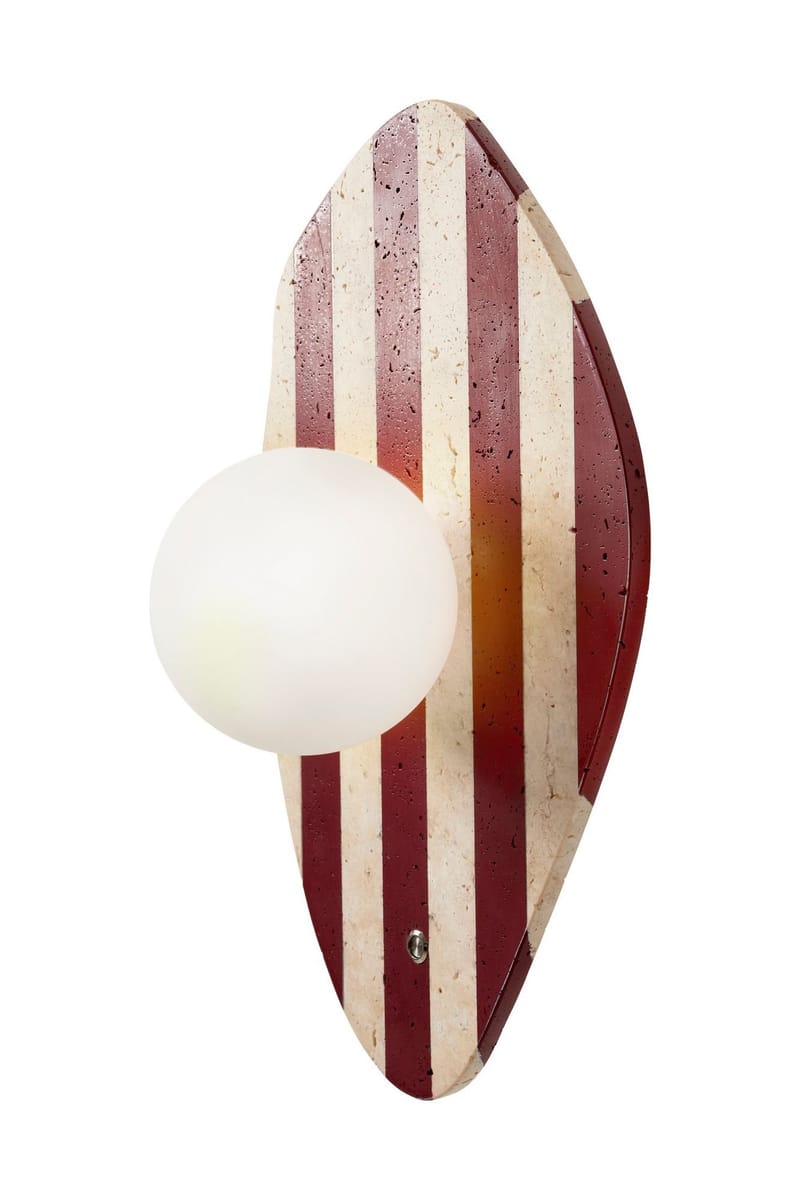 Javoren Vägglampa 10 cm - Beige, Vit, Röd - Belysning - Lampor & belysning inomhus - Vägglampa