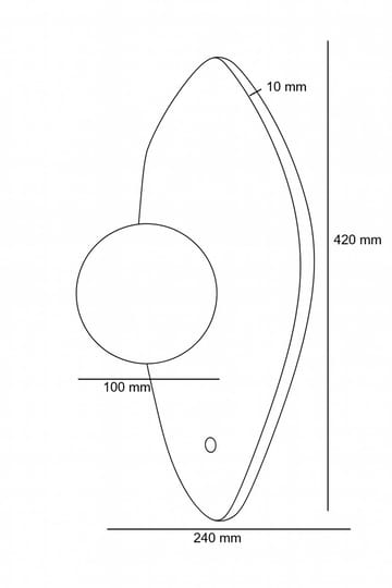 Javoren Vägglampa 10 cm - Beige Vit Grön - Belysning - Lampor & belysning inomhus - Vägglampa