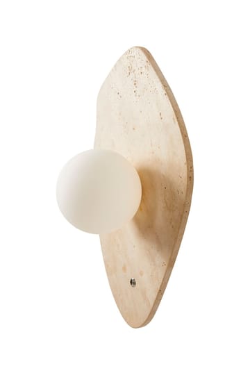 Javoren Vägglampa 10 cm - Beige Vit - Belysning - Lampor & belysning inomhus - Vägglampa