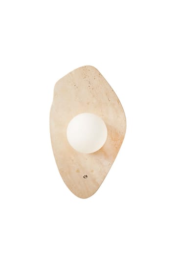 Javoren Vägglampa 10 cm - Beige Vit - Belysning - Lampor & belysning inomhus - Vägglampa