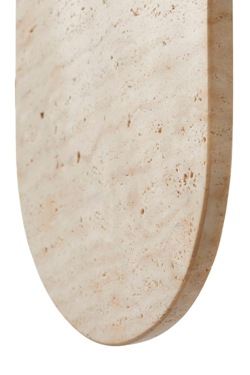 Kummer Vägglampa 10 cm Oval - Beige Och Vit - Belysning - Lampor & belysning inomhus - Vägglampa
