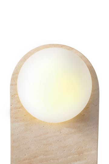 Kummer Vägglampa 10 cm Oval - Beige Och Vit - Belysning - Lampor & belysning inomhus - Vägglampa