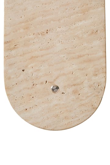 Kummer Vägglampa 10 cm Oval - Sliten Beige Vit - Belysning - Lampor & belysning inomhus - Vägglampa