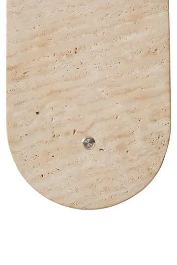 Kummer Vägglampa 10 cm Oval - Sliten Beige Vit - Belysning - Lampor & belysning inomhus - Vägglampa