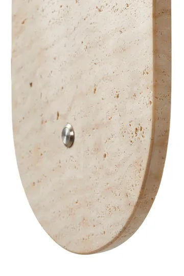 Kummer Vägglampa 10 cm Oval - Sliten Beige Vit - Belysning - Lampor & belysning inomhus - Vägglampa