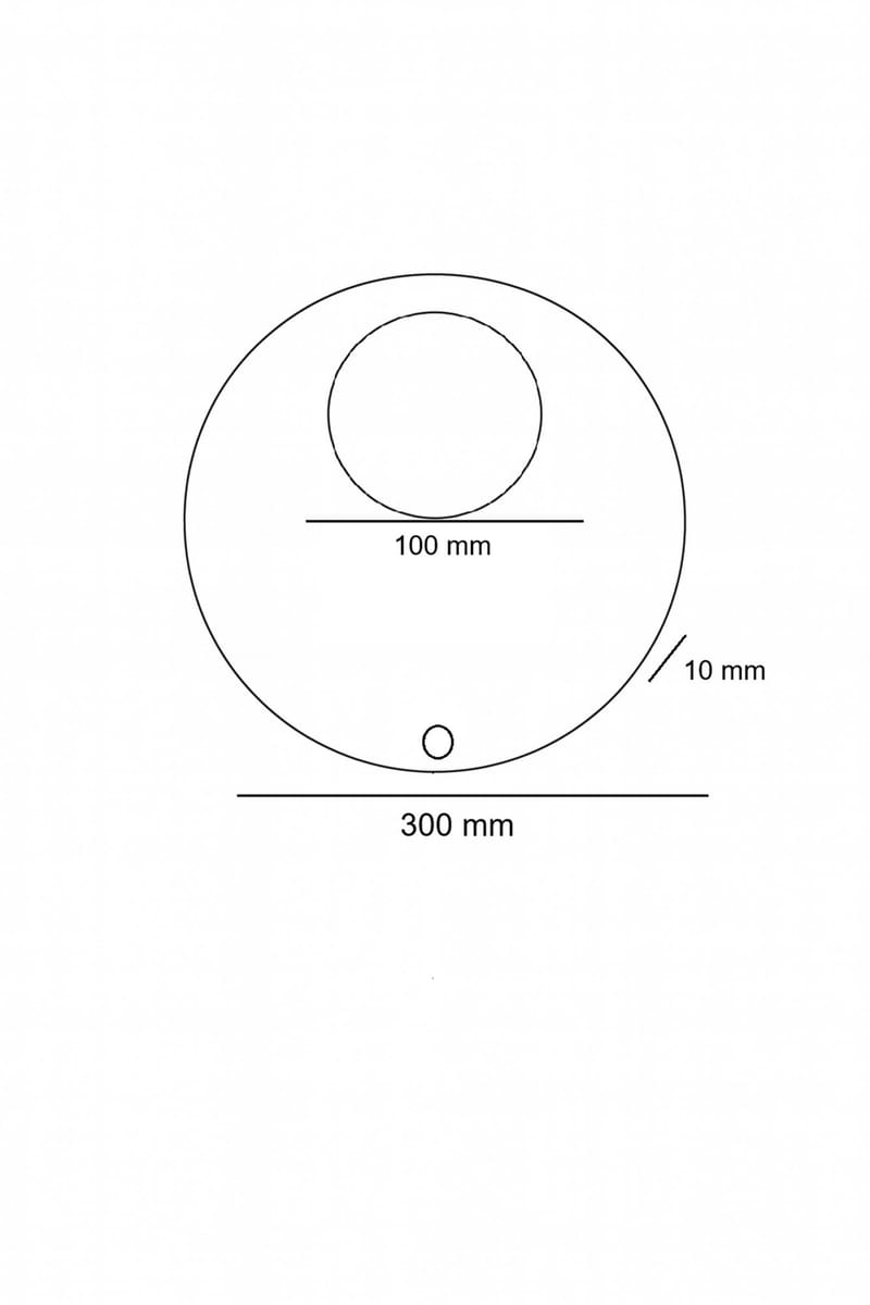 Kummer Vägglampa 10 cm Rund - Beige Och Vit - Belysning - Lampor & belysning inomhus - Vägglampa