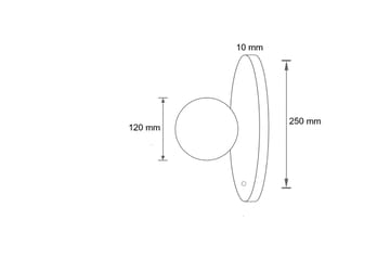 Kummer Vägglampa 12 cm Rund - Beige - Belysning - Lampor & belysning inomhus - Vägglampa