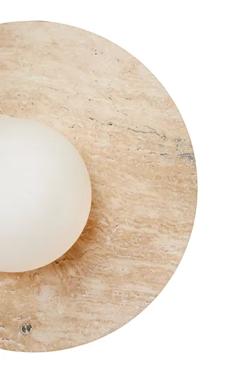 Kummer Vägglampa 12 cm Rund - Beige - Belysning - Lampor & belysning inomhus - Vägglampa