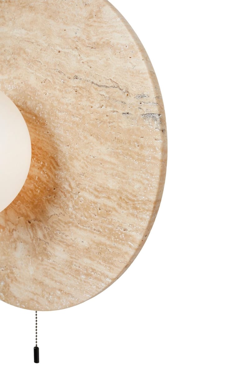 Kummer Vägglampa 12 cm Rund - Beige - Belysning - Lampor & belysning inomhus - Vägglampa