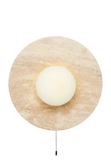 Kummer Vägglampa 12 cm Rund - Beige - Belysning - Lampor & belysning inomhus - Vägglampa