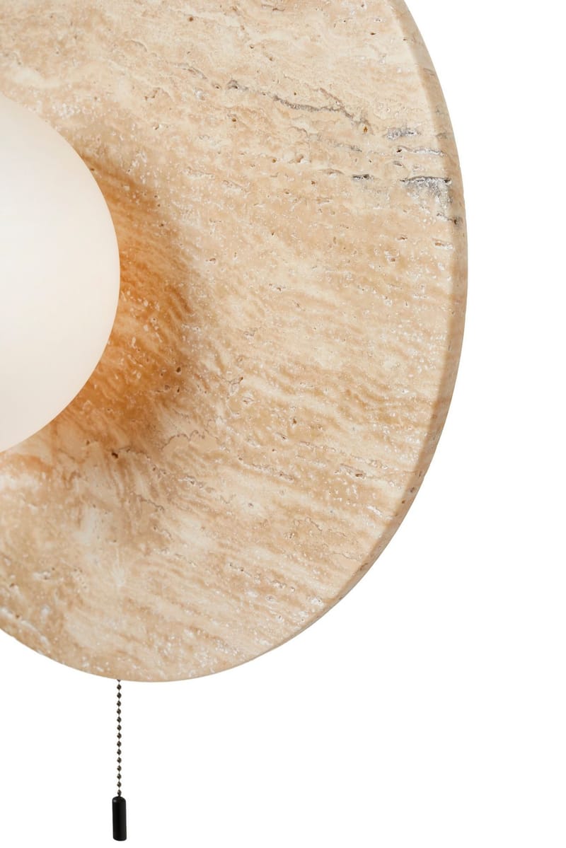 Kummer Vägglampa 12 cm Rund - Beige - Belysning - Lampor & belysning inomhus - Vägglampa