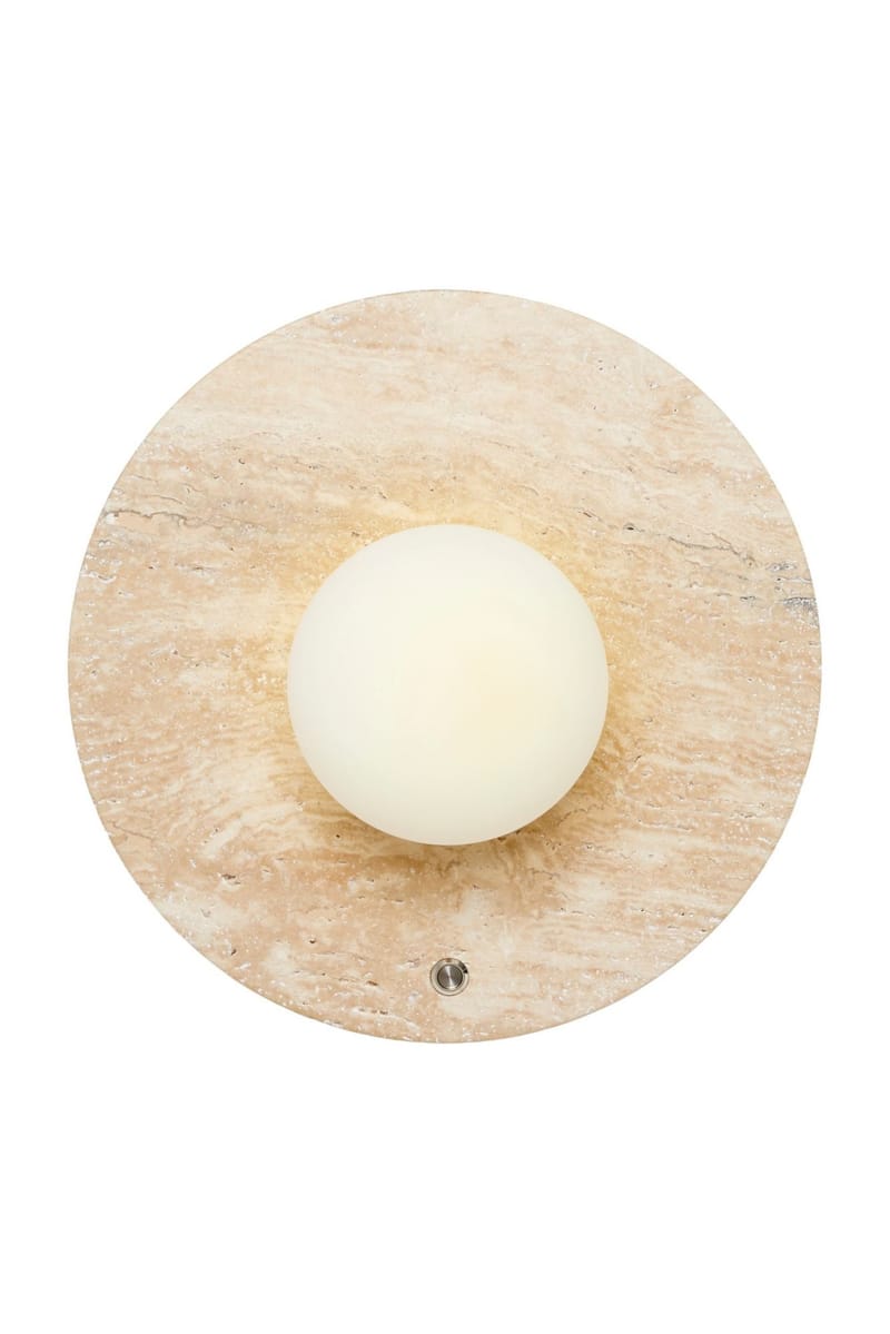 Kummer Vägglampa 12 cm Rund - Beige - Belysning - Lampor & belysning inomhus - Vägglampa