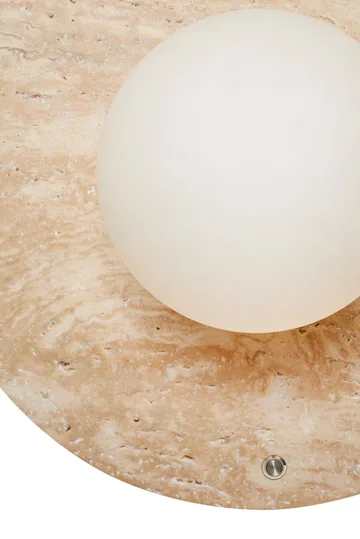 Kummer Vägglampa 12 cm Rund - Beige - Belysning - Lampor & belysning inomhus - Vägglampa