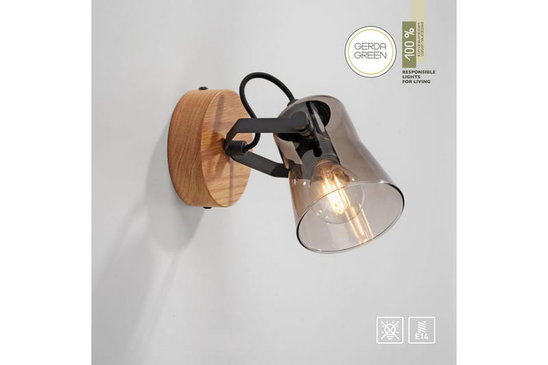 Langström Just Light Vägg/taklampa - Wood - Belysning - Lampor & belysning inomhus - Vägglampa