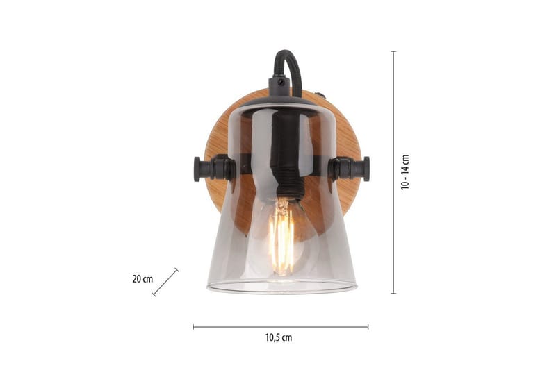 Langström Just Light Vägg/taklampa - Wood - Belysning - Lampor & belysning inomhus - Vägglampa