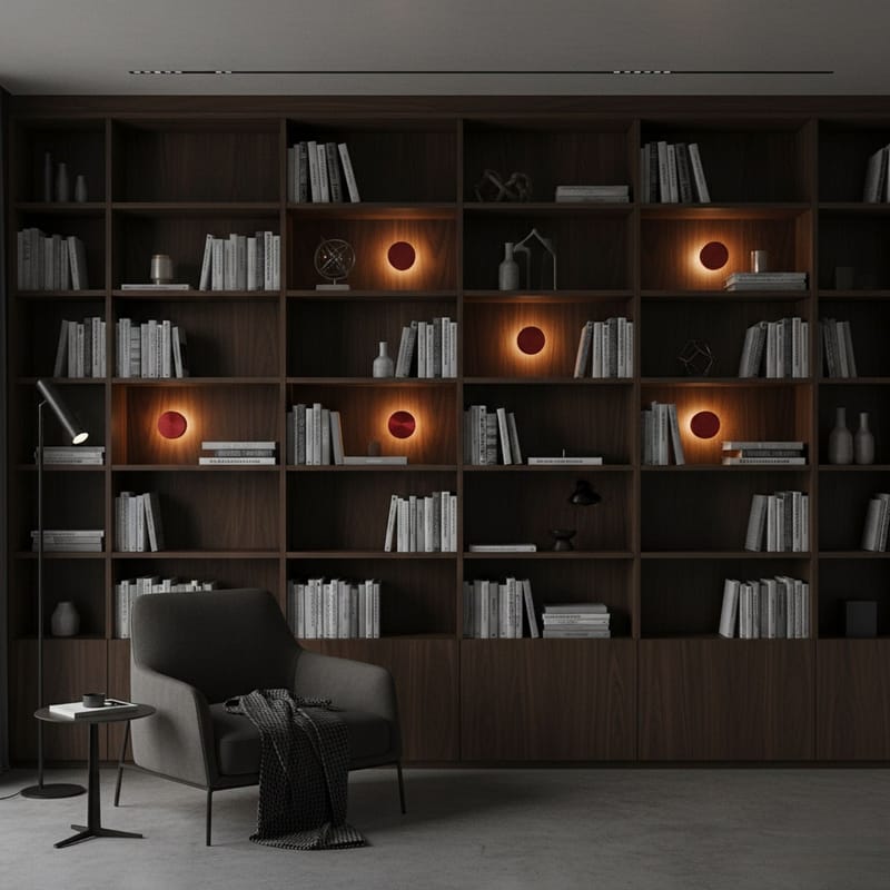 Loomba Vägglampa 12 cm Rund - Röd - Belysning - Lampor & belysning inomhus - Vägglampa