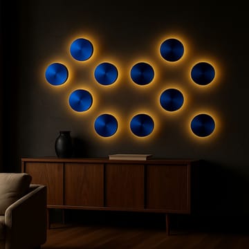 Loomba Vägglampa 15 cm Rund - Blå - Belysning - Lampor & belysning inomhus - Vägglampa