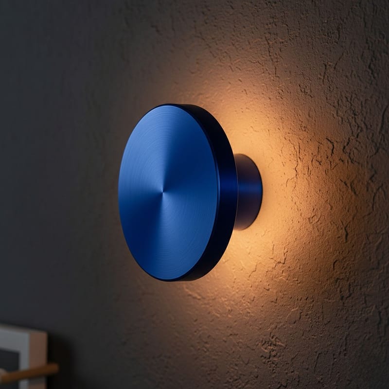 Loomba Vägglampa 20 cm Rund - Blå - Belysning - Lampor & belysning inomhus - Vägglampa