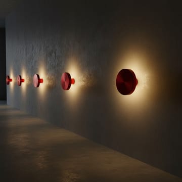 Loomba Vägglampa 20 cm Rund - Röd - Belysning - Lampor & belysning inomhus - Vägglampa