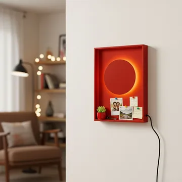 Loomba Vägglampa 45 cm - Röd - Belysning - Lampor & belysning inomhus - Vägglampa